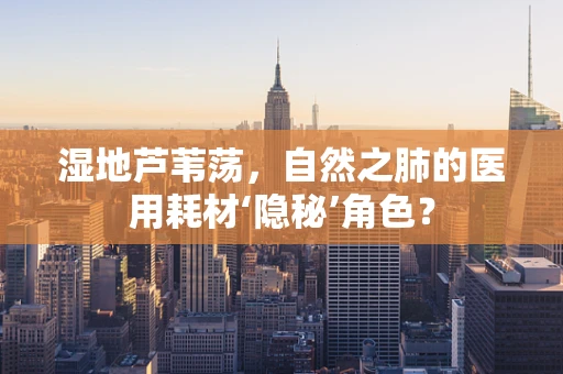 湿地芦苇荡，自然之肺的医用耗材‘隐秘’角色？