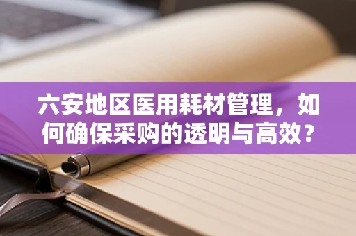 六安地区医用耗材管理，如何确保采购的透明与高效？