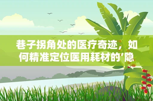 巷子拐角处的医疗奇迹，如何精准定位医用耗材的‘隐形’市场？