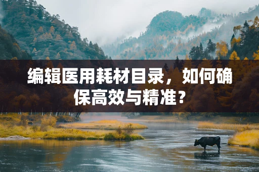 编辑医用耗材目录，如何确保高效与精准？