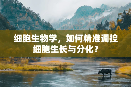 细胞生物学，如何精准调控细胞生长与分化？