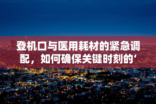 登机口与医用耗材的紧急调配，如何确保关键时刻的‘生命航班’准时起飞？