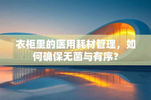 衣柜里的医用耗材管理，如何确保无菌与有序？