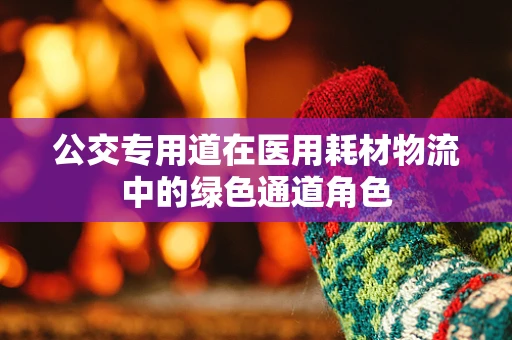 公交专用道在医用耗材物流中的绿色通道角色