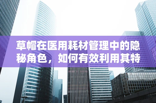 草帽在医用耗材管理中的隐秘角色，如何有效利用其特性提升仓库安全？