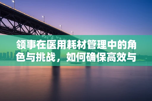 领事在医用耗材管理中的角色与挑战，如何确保高效与合规？