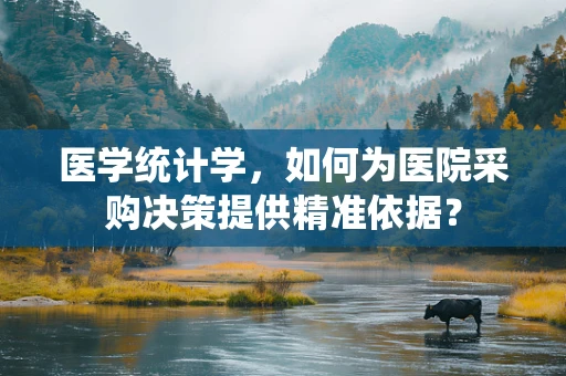 医学统计学，如何为医院采购决策提供精准依据？