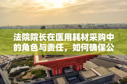 法院院长在医用耗材采购中的角色与责任，如何确保公正与高效？