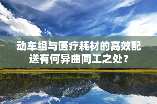 动车组与医疗耗材的高效配送有何异曲同工之处？