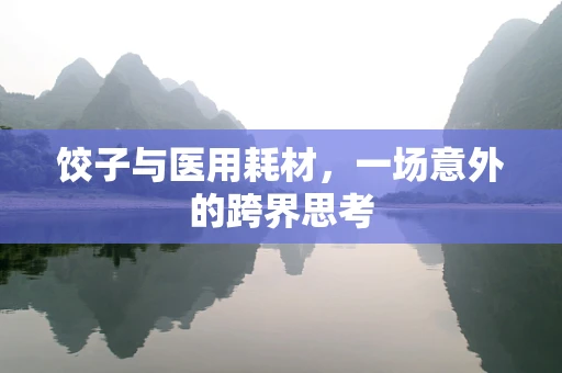 饺子与医用耗材，一场意外的跨界思考