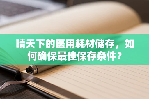 晴天下的医用耗材储存，如何确保最佳保存条件？