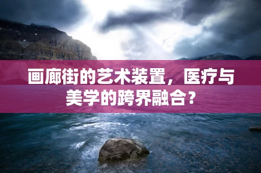 画廊街的艺术装置，医疗与美学的跨界融合？