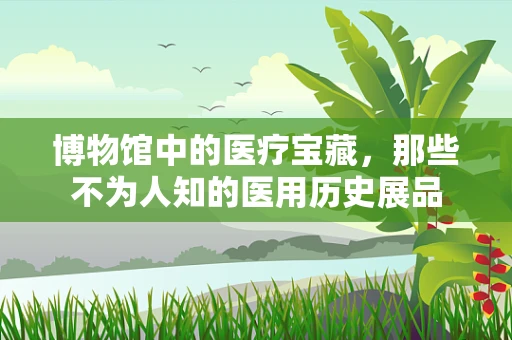 博物馆中的医疗宝藏，那些不为人知的医用历史展品