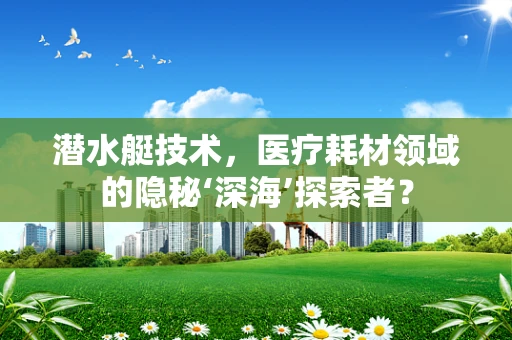 潜水艇技术，医疗耗材领域的隐秘‘深海’探索者？