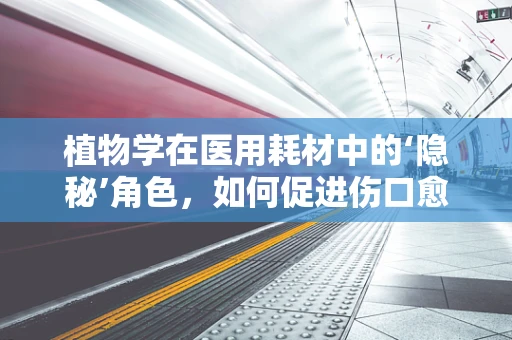 植物学在医用耗材中的‘隐秘’角色，如何促进伤口愈合？