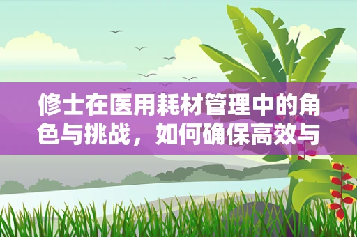 修士在医用耗材管理中的角色与挑战，如何确保高效与合规？