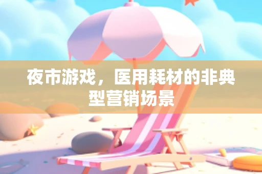 夜市游戏，医用耗材的非典型营销场景