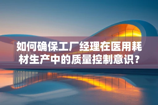 如何确保工厂经理在医用耗材生产中的质量控制意识？
