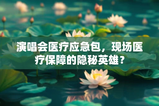 演唱会医疗应急包，现场医疗保障的隐秘英雄？