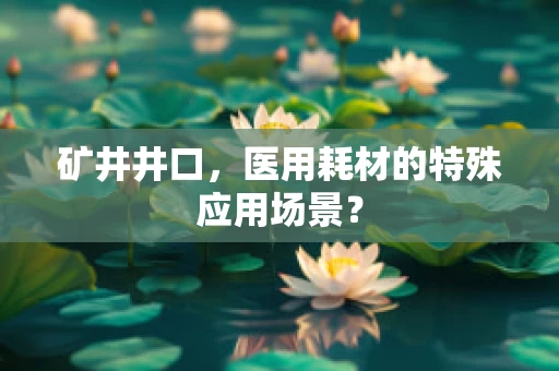 矿井井口，医用耗材的特殊应用场景？