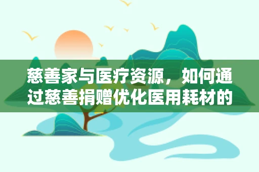 慈善家与医疗资源，如何通过慈善捐赠优化医用耗材的分配？