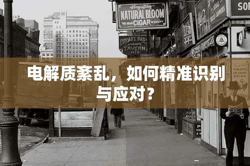 电解质紊乱，如何精准识别与应对？