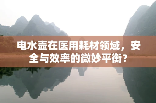 电水壶在医用耗材领域，安全与效率的微妙平衡？