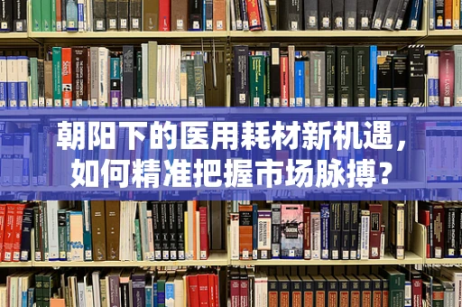 朝阳下的医用耗材新机遇，如何精准把握市场脉搏？