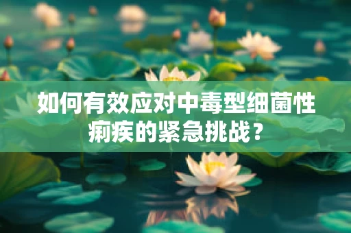 如何有效应对中毒型细菌性痢疾的紧急挑战？