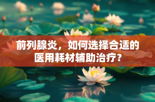 前列腺炎，如何选择合适的医用耗材辅助治疗？