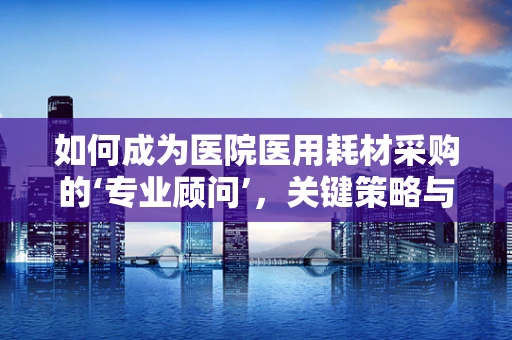 如何成为医院医用耗材采购的‘专业顾问’，关键策略与技巧